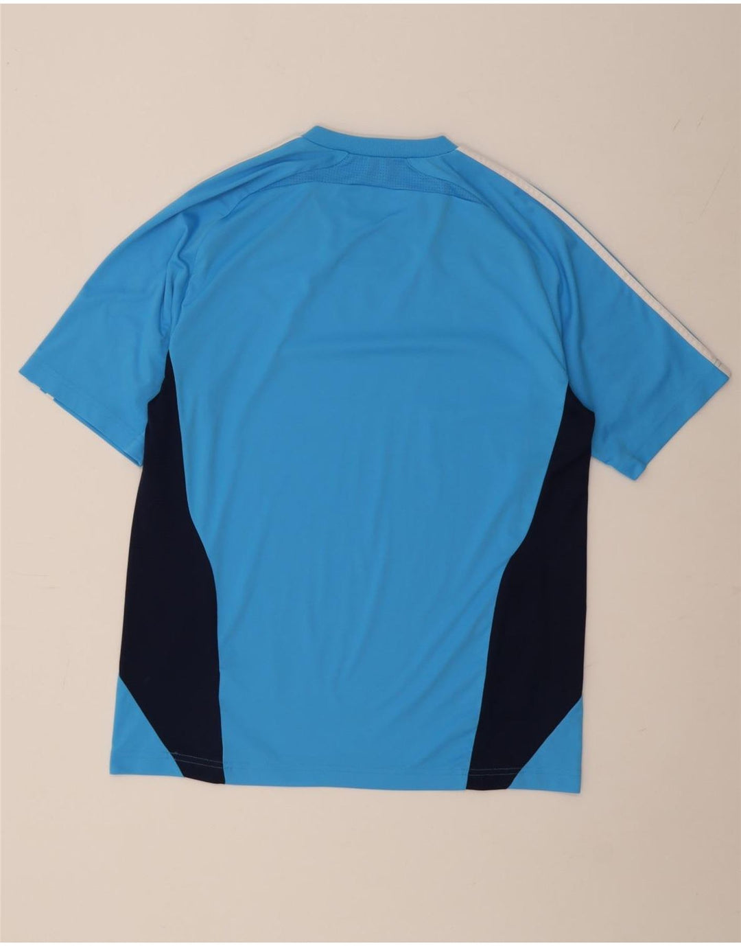 Tricou Adidas Climacool pentru bărbați Top Marea Britanie 42/44 Mare, albastru, poliester color bloc