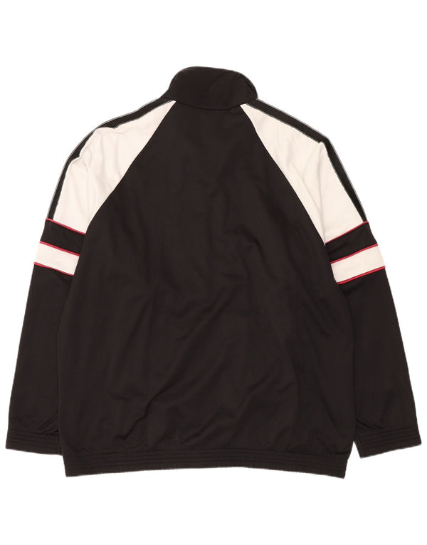 Jachetă de top pentru trening grafic ASICS pentru bărbați, IT 56 XL, negru, bloc de culoare