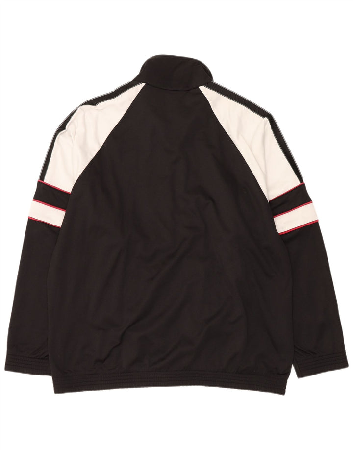 Jachetă de top pentru trening grafic ASICS pentru bărbați, IT 56 XL, negru, bloc de culoare