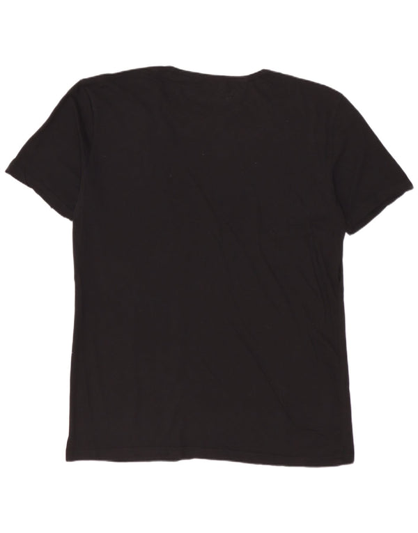 Tricou ZARA pentru bărbați Easy Fit Top mare negru