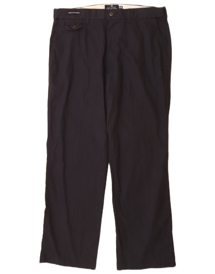 MARKS & SPENCER Pantaloni chino pentru bărbați Blue Harbour W34 L29 bleumarin