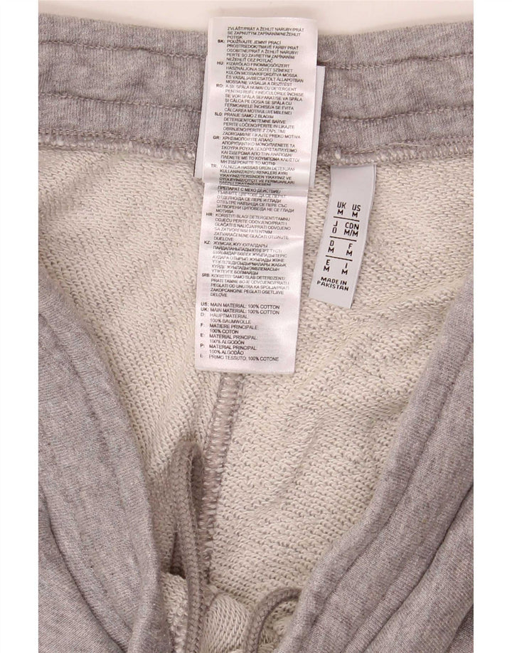 Pantaloni scurți sport Adidas pentru bărbați, bumbac gri mediu