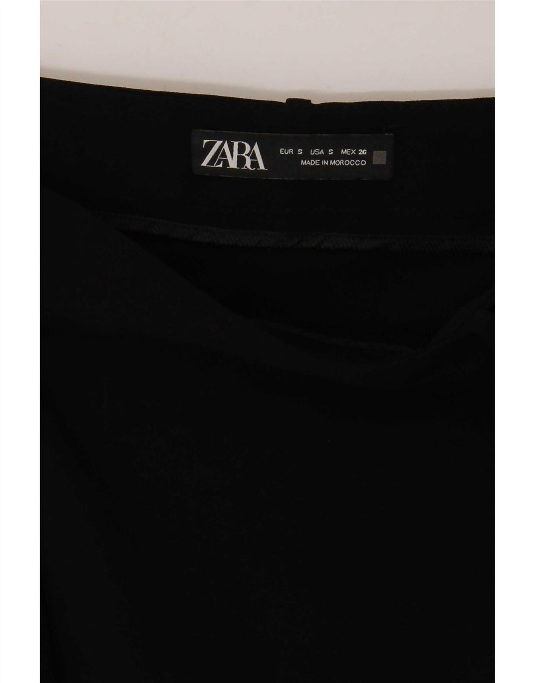 Pantaloni scurți Zara femei cu talie înaltă mici W26 negru