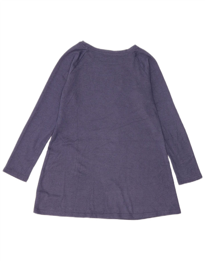 Top cu tunică cu mânecă lungă pentru femei Marks & Spencer UK 10 Mic bleumarin