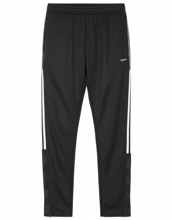 Pantaloni de trening Adidas Aeroready pentru bărbați, poliester mediu negru