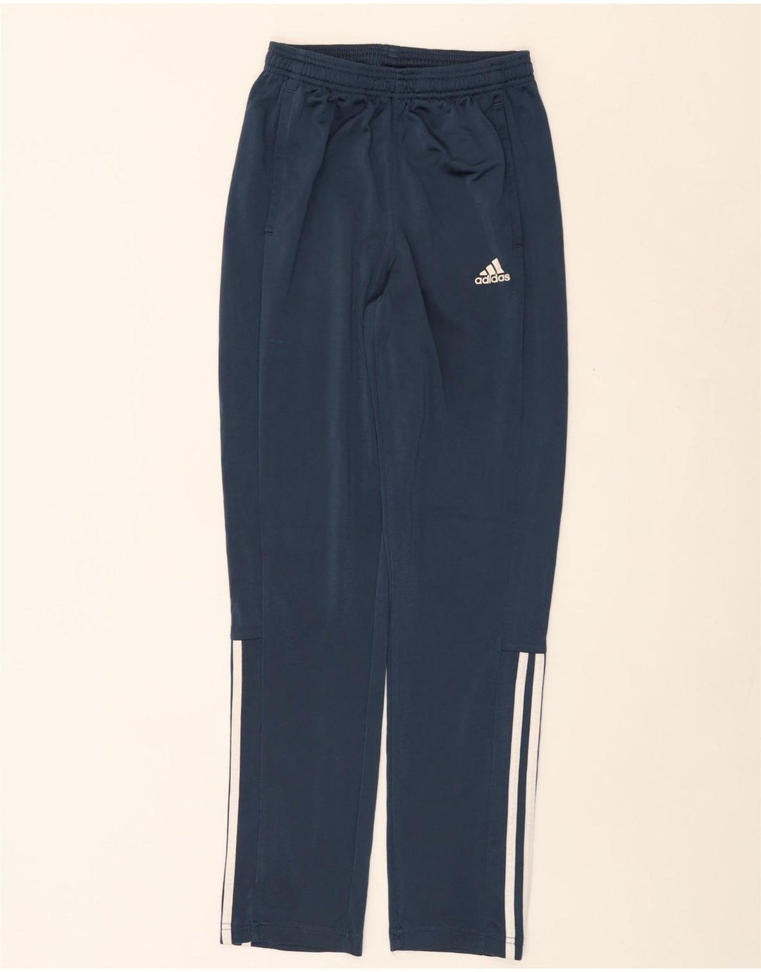 Pantaloni de trening ADIDAS pentru bărbați Marea Britanie 36/38 Poliester bleumarin mic