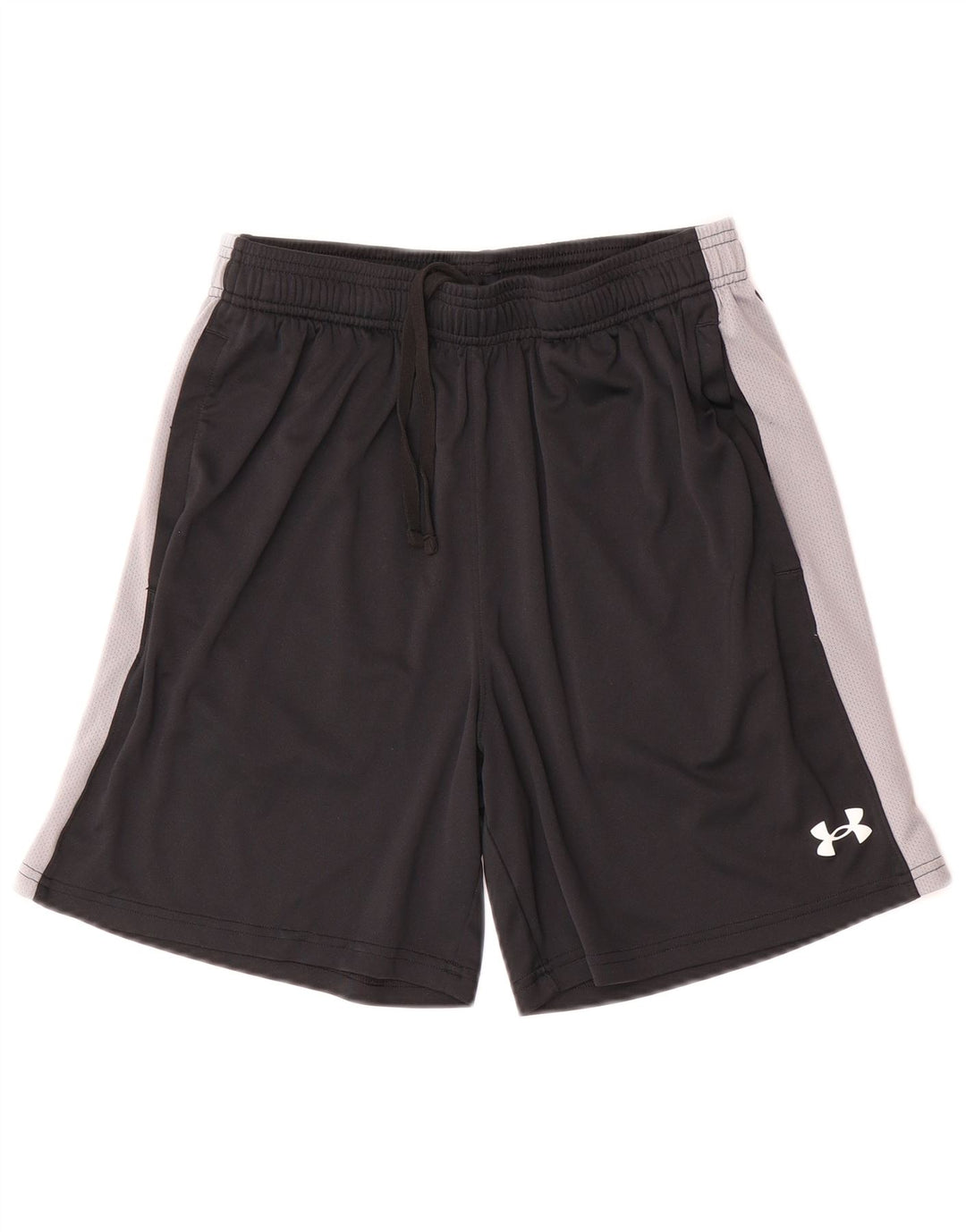 Pantaloni scurți sport Under Armour pentru bărbați, negru mediu, poliester color bloc
