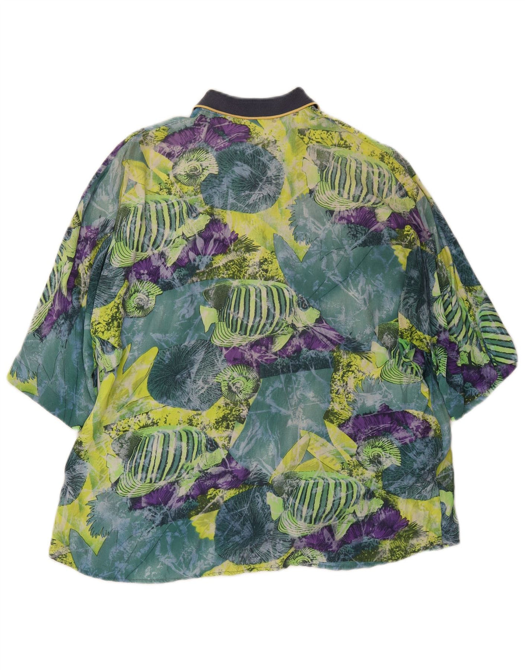 Cămașă cu mânecă scurtă pentru bărbați CARREL, cu model abstract, mic multicoloră