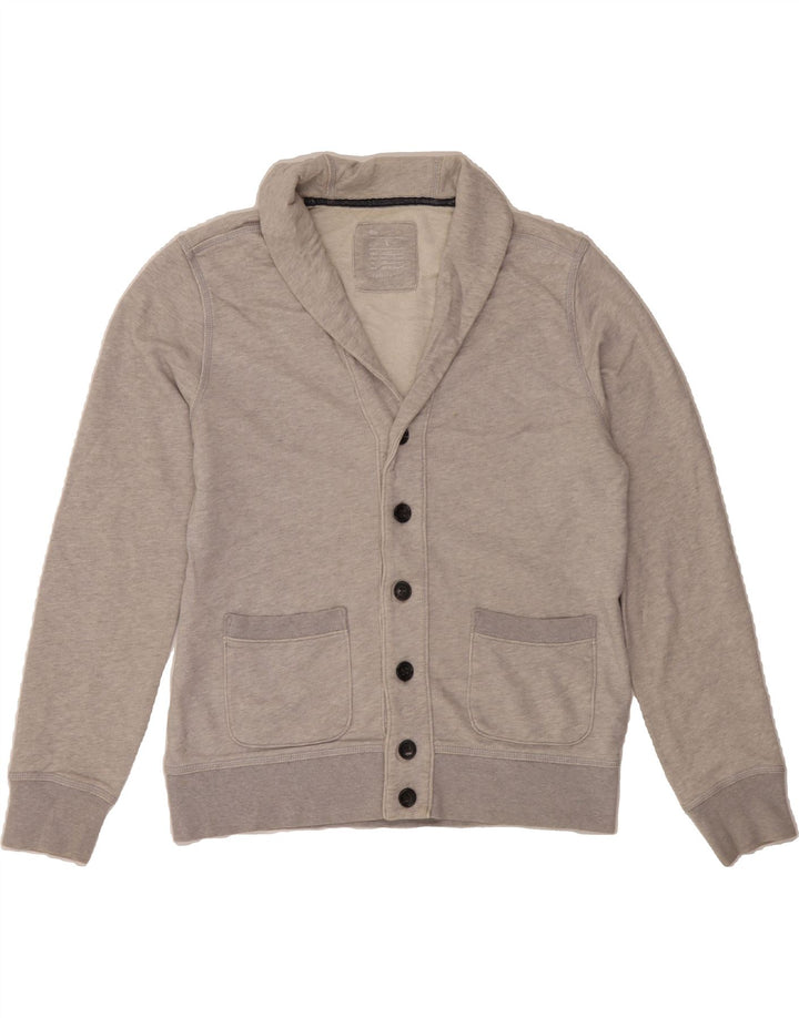 GAP Mens Tracksuit Top Jacket Large Grey Cotton Vintage Gap and Second-Hand Gap from Messina Hembry 