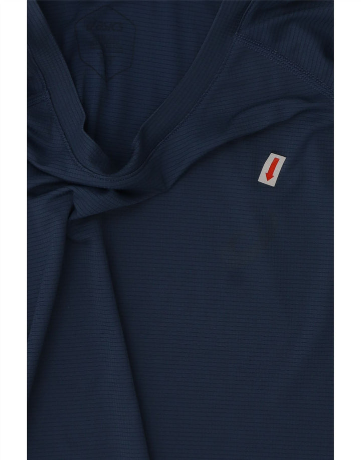 Tricou pentru bărbați ASICS Top mic, albastru, poliester