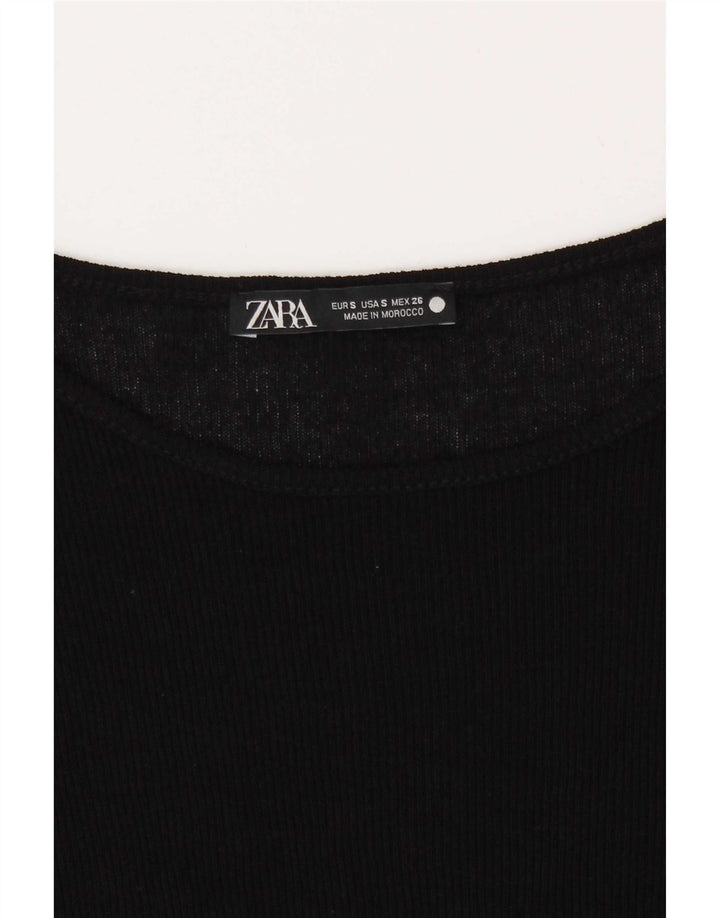 Tricou pentru femei Zara UK 10 Small Negru