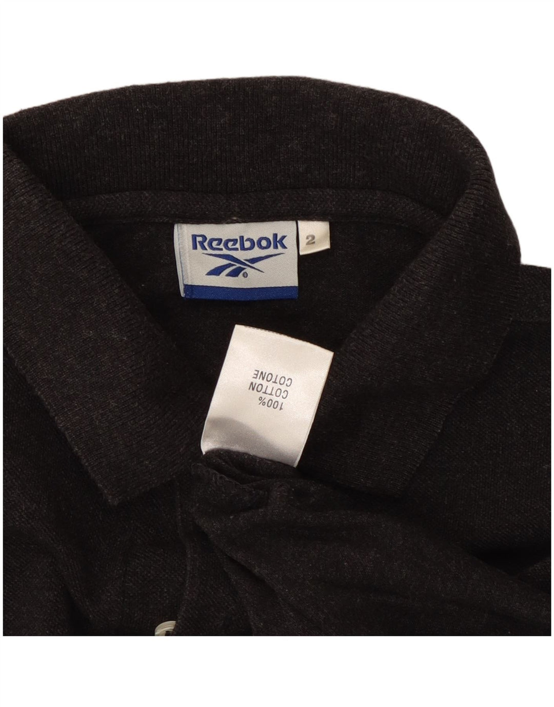 Tricou polo REEBOK pentru bărbați, bumbac gri mediu