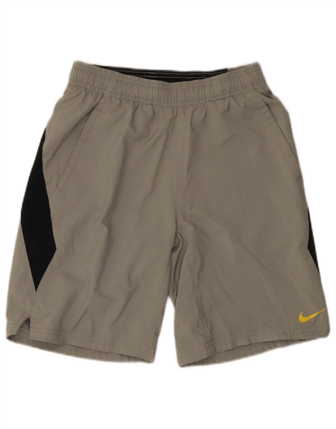 Pantaloni scurți sport pentru băieți NIKE 10-11 ani, gri mediu, sport blocuri de culoare
