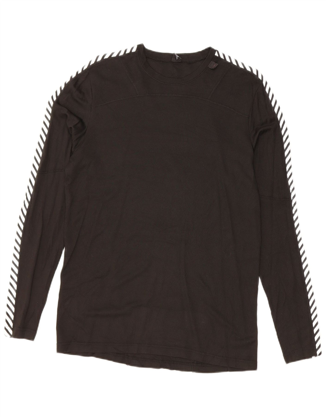 HELLY HANSEN Top pentru bărbați cu mânecă lungă, mediu negru, polietilenă color bloc