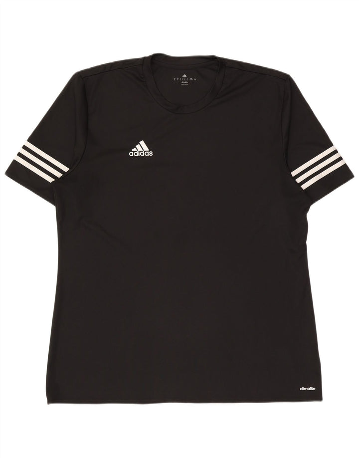 Tricou Adidas Climalite pentru bărbați Top XL Poliester negru