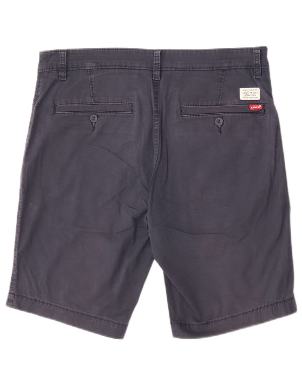 Pantaloni scurți chino pentru bărbați Levi's W31, bumbac albastru bleumarin mediu