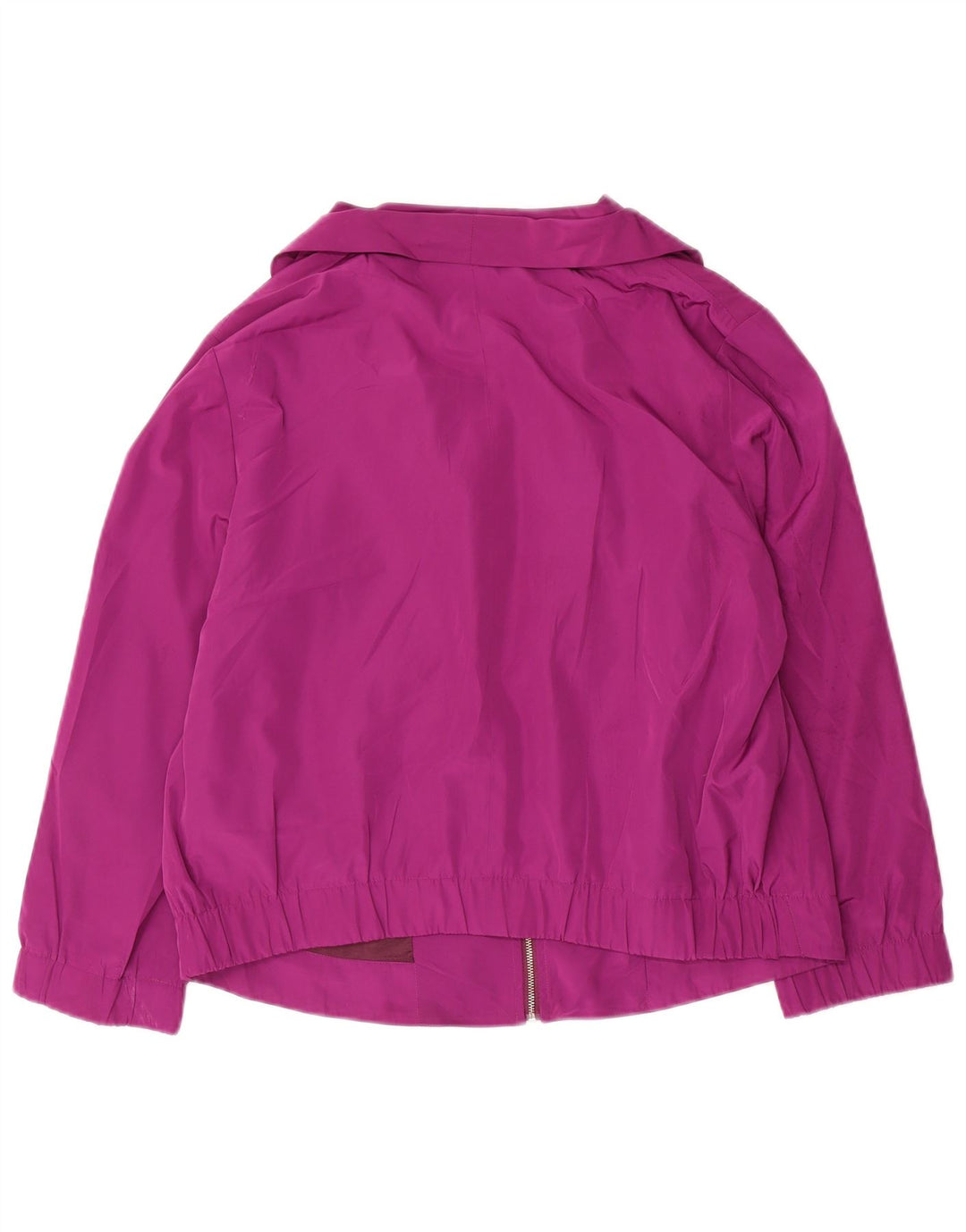 Calvin Klein jachetă bomber cu mâneci 3/4 pentru femei UK 16 mare poliester violet