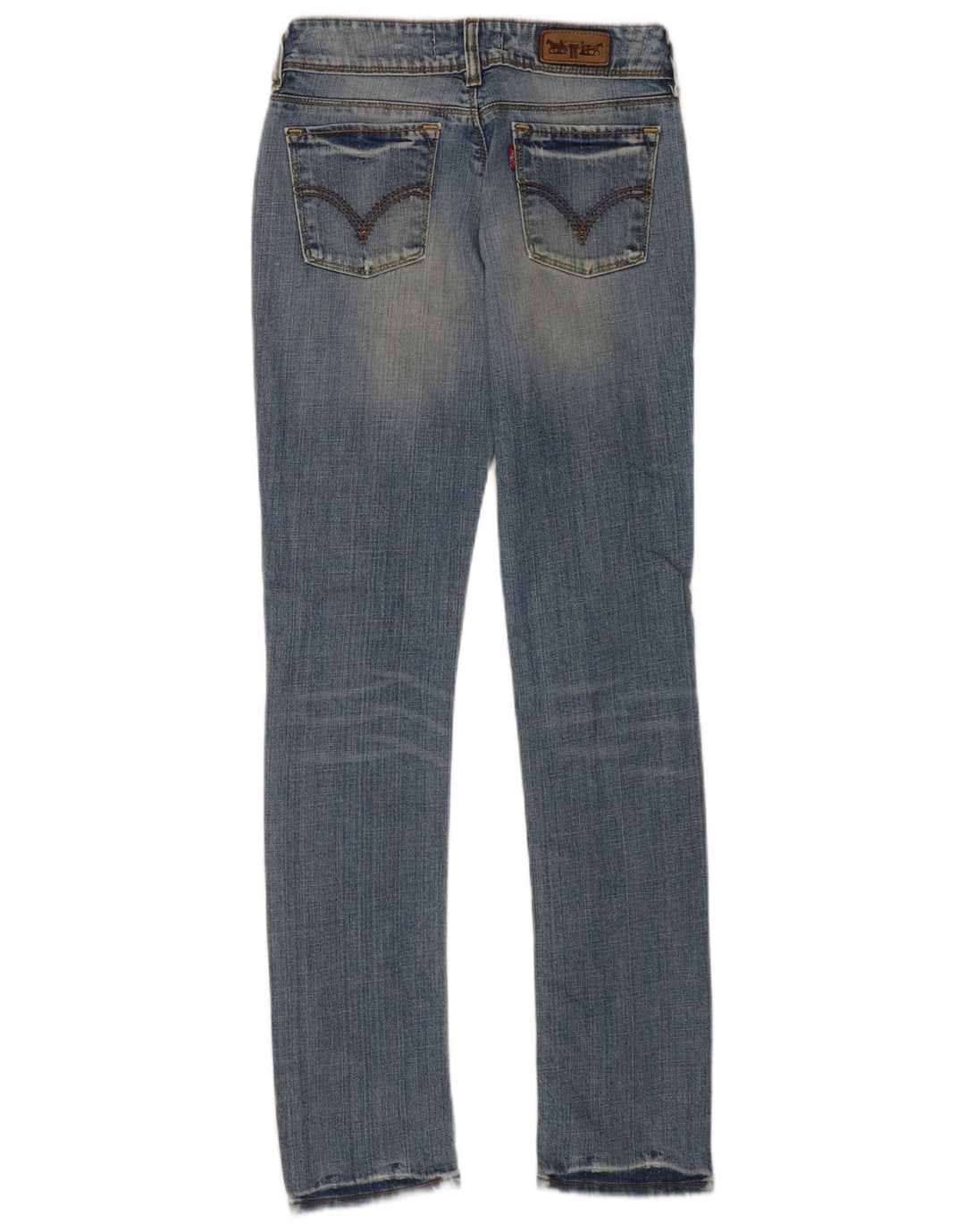 Blugi Levi's 571 Slim pentru femei W28 L34 Bumbac albastru