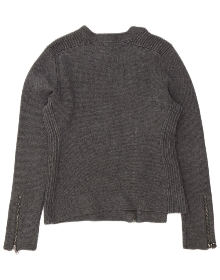Pulover cardigan pentru femei Gap UK 14, gri mediu