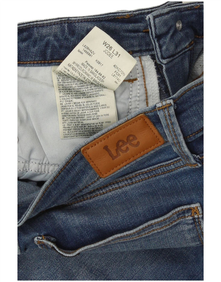 Blugi skinny Lee Jodee pentru femei W26 L27 bumbac albastru