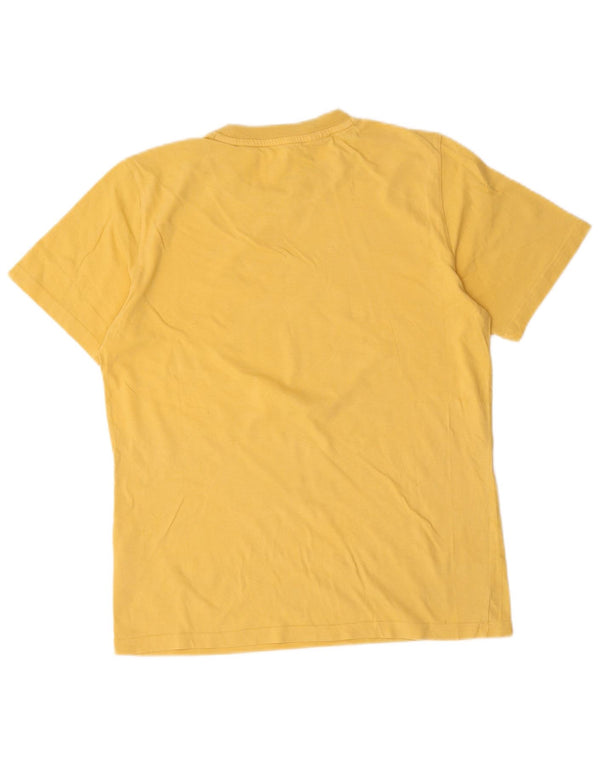 Tricou grafic Adidas pentru baieti Top 13-14 ani bumbac galben