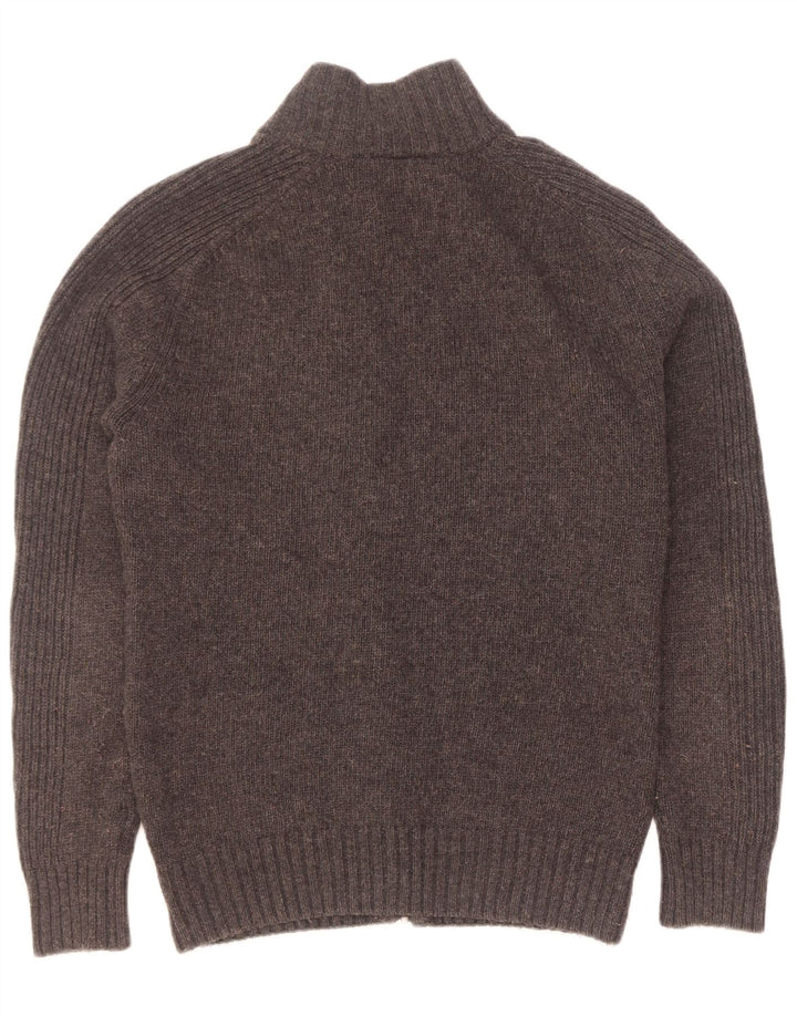 Pulover cardigan grafic pentru bărbați Woolrich, mare, gri