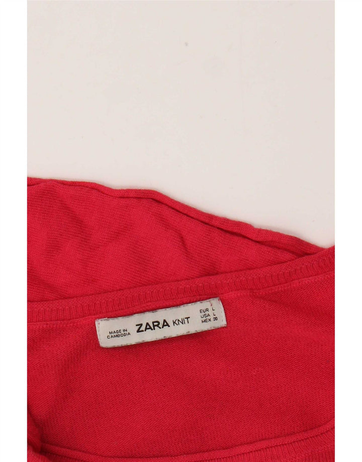 Bluză pentru femei Zara UK 16 mare, roz