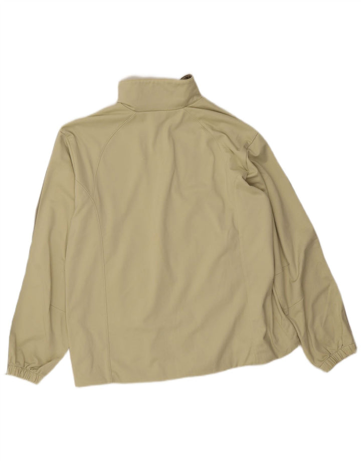 Jachetă de trening Diadora pentru femei UK 14, mare, bej, poliester color bloc