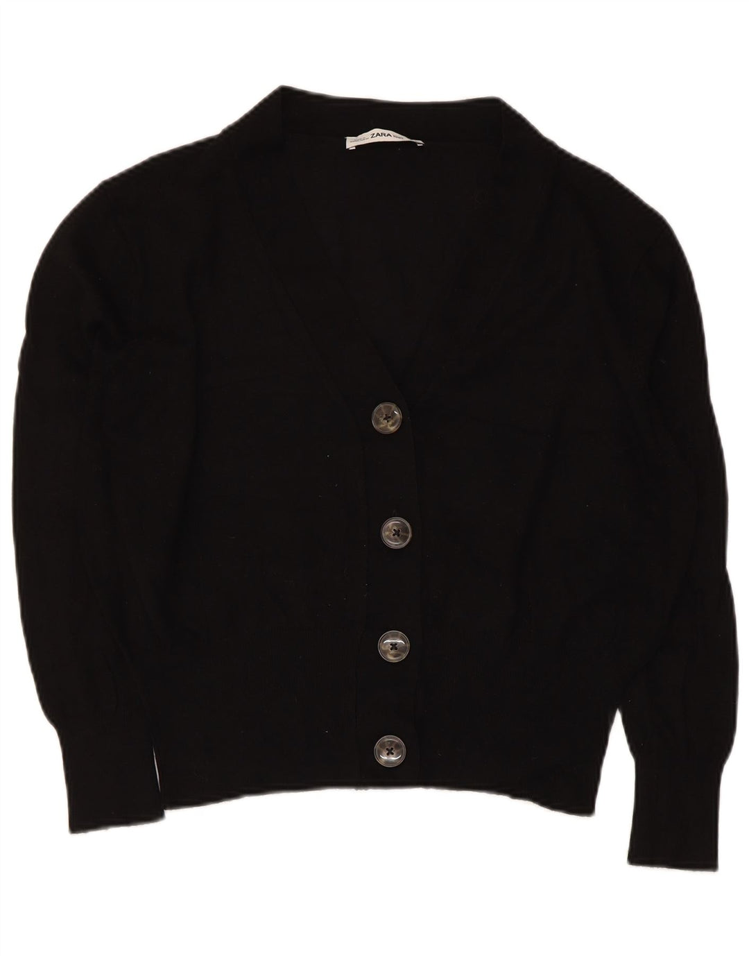 Pulover cardigan pentru femei ZARA UK 14 Medium Negru