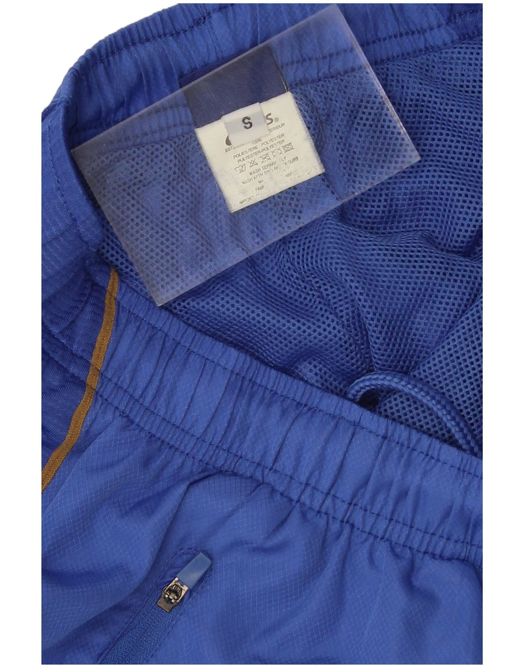 Pantaloni de trening ASICS pentru bărbați, albastru, poliester color bloc