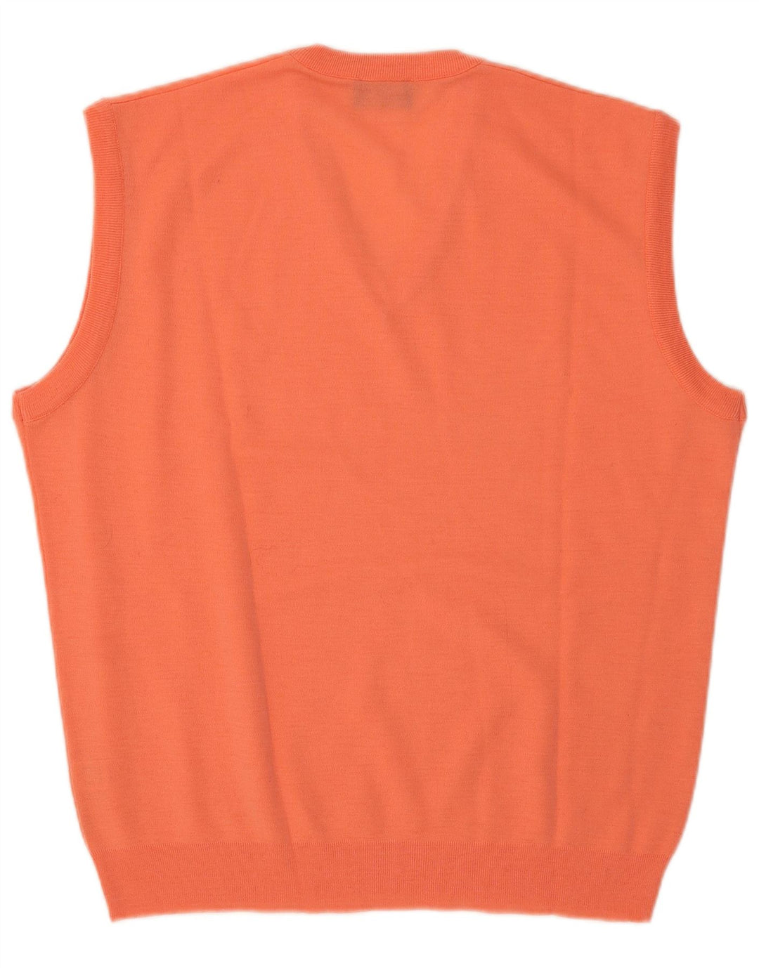 Vestă Vintage pentru bărbați Tank Top Lână portocalie mare