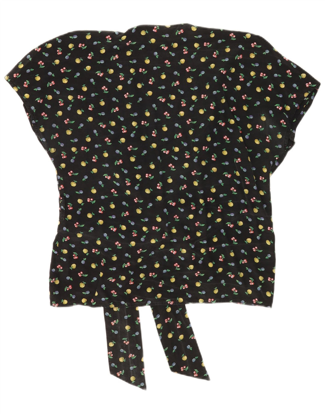 Bluză vintage pentru femei cu model abstract, top IT 48 XL negru