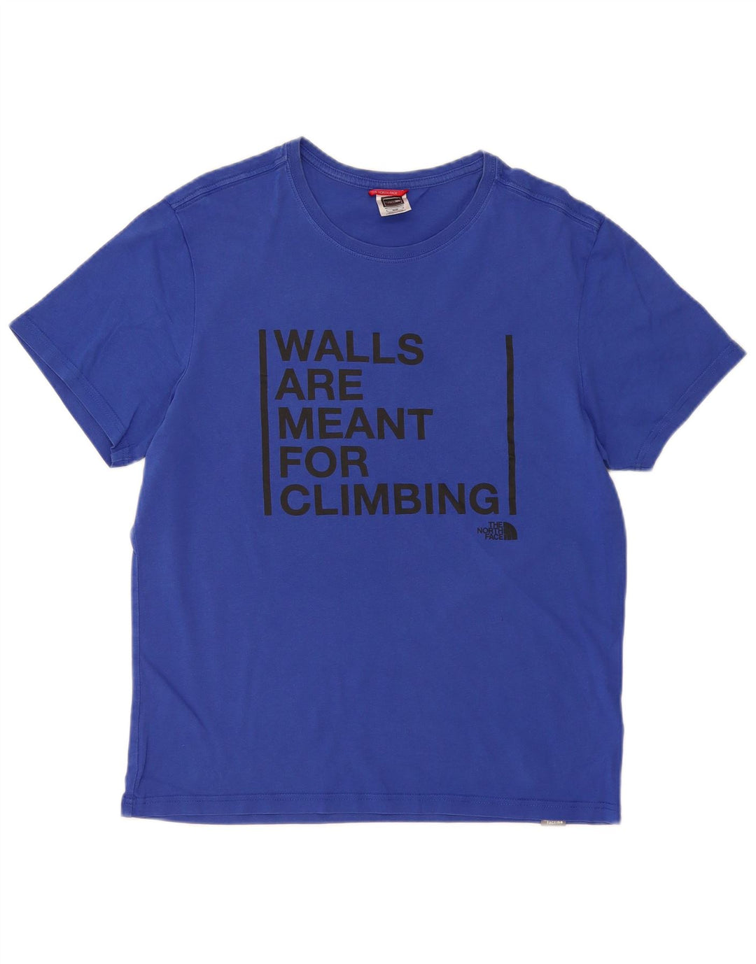 Tricou grafic pentru bărbați The North Face Top din bumbac albastru mediu