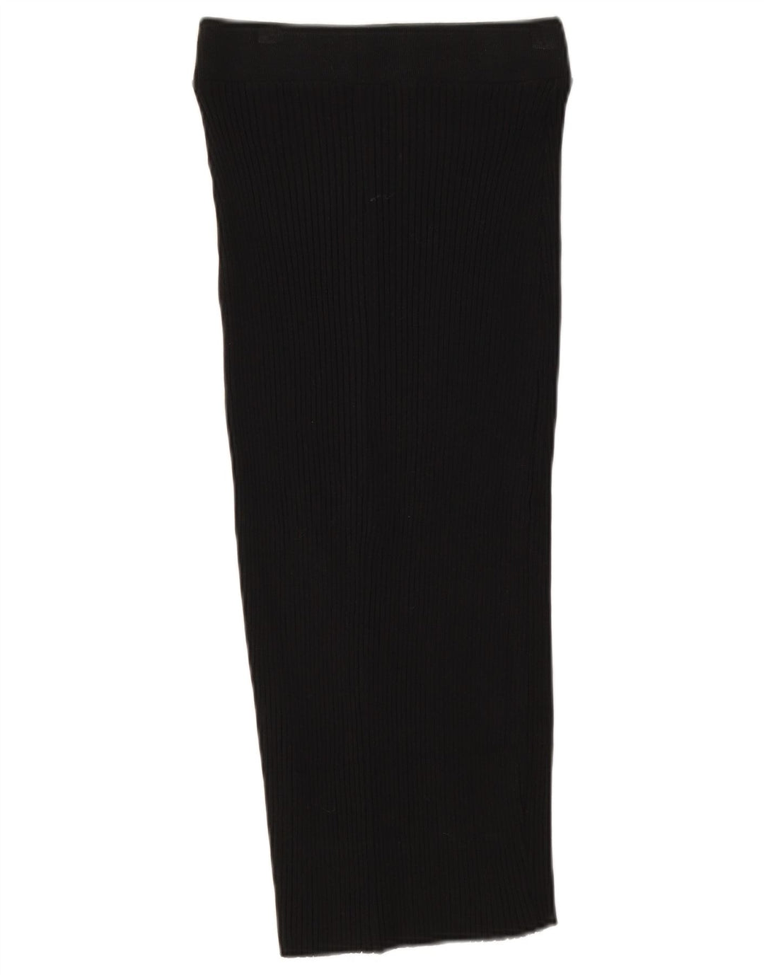 Fusta Midi tricotată pentru femei Zara Medium W28 Negru