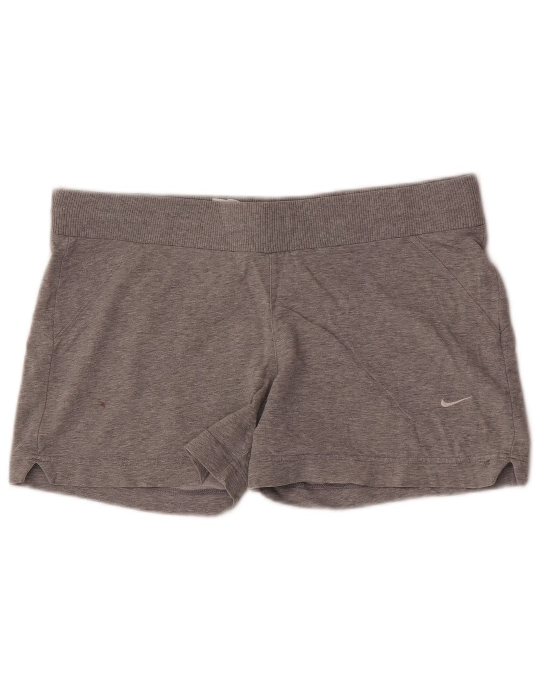Pantaloni scurți sport Nike pentru femei Marea Britanie 12/14, bumbac gri mediu