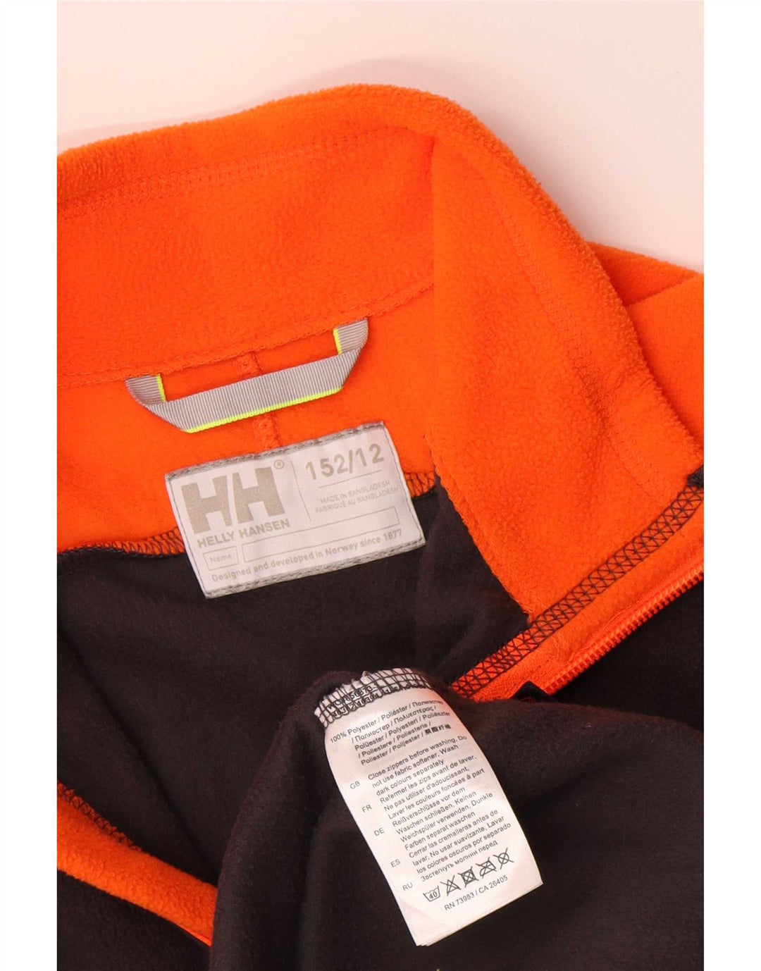 Jachetă fleece pentru băieți Helly Hansen 11-12 ani, negru, poliester color bloc