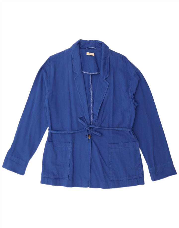 Sacou blazer supradimensionat pentru femei Esprit, UK 8, albastru mic