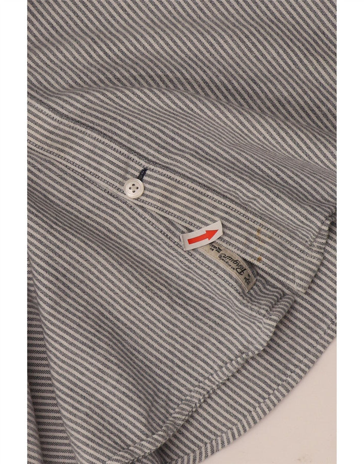 Cămașă pentru bărbați Penguin Heritage Slim Fit, mare, gri cu dungi