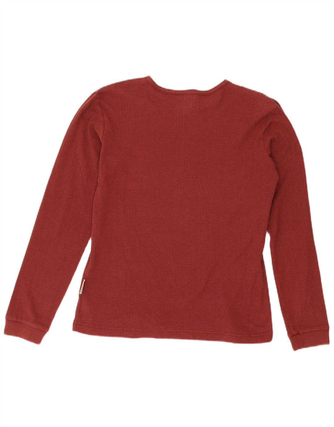 COLUMBIA Top pentru femei cu mânecă lungă UK 14 Medium Burgundy Bumbac