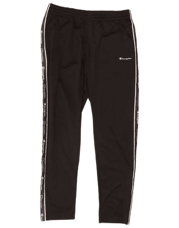 Pantaloni de trening grafic pentru bărbați Champion XL poliester negru