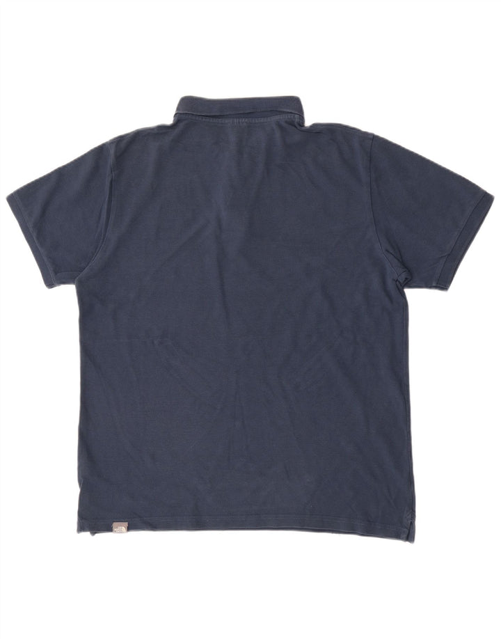 Tricou polo pentru bărbați The North Face, albastru bleumarin mediu