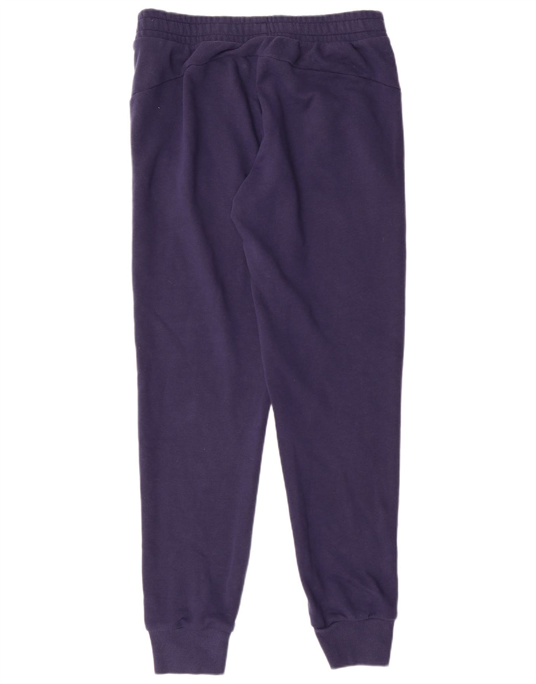 Pantaloni de trening PUMA pentru femei Pantaloni de jogging UK 14 Mediu Bumbac bleumarin