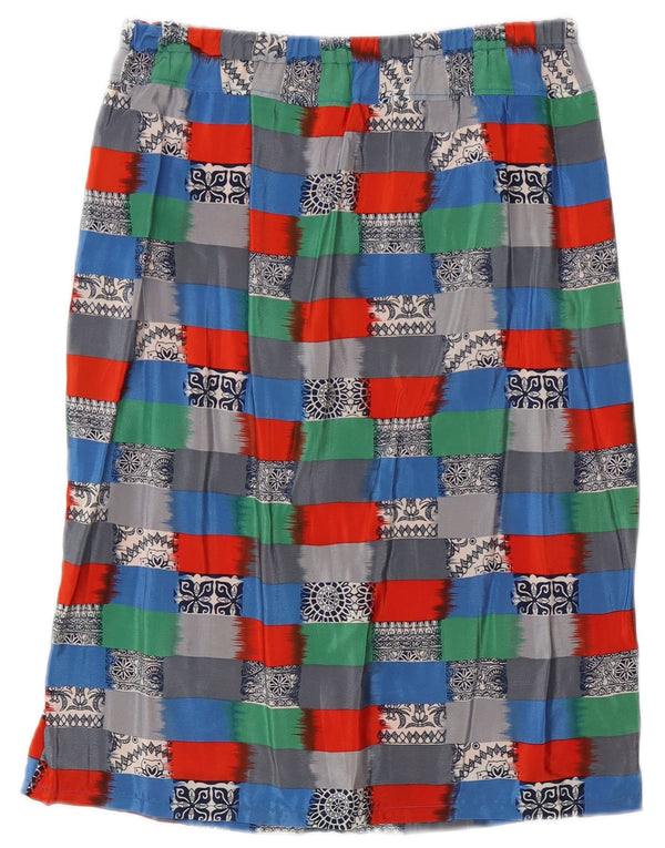 Fusta Dreaptă Vintage Femei W30 Mediu Multicolor Geometric