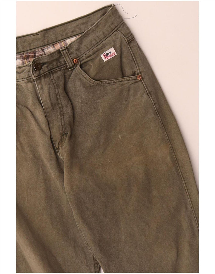 ROY ROGERS Mens Straight Jeans W34 L30 Khaki
