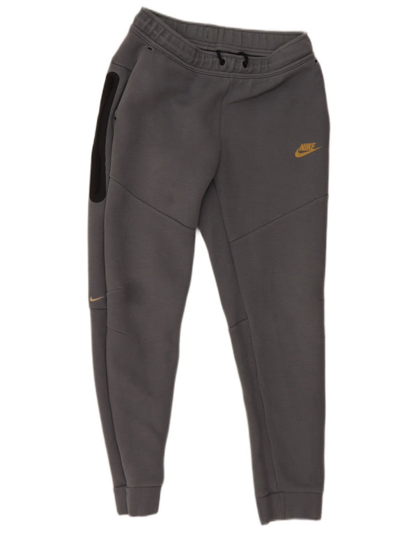Nike băieți pantaloni de trening pantaloni de jogging 13-14 ani XL bumbac gri
