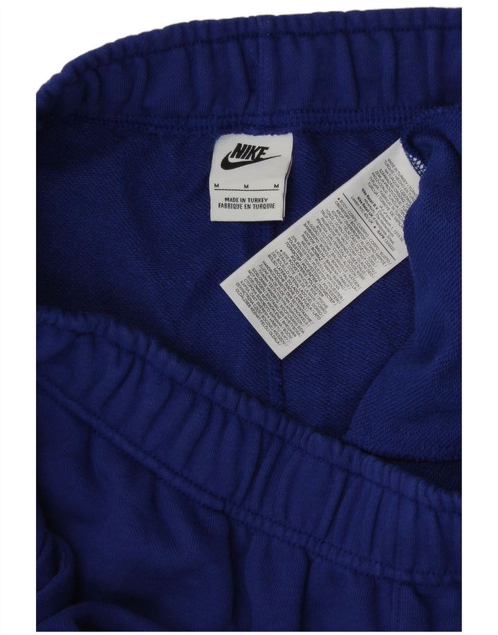 Pantaloni scurți sport grafic Nike pentru bărbați, bumbac albastru mediu