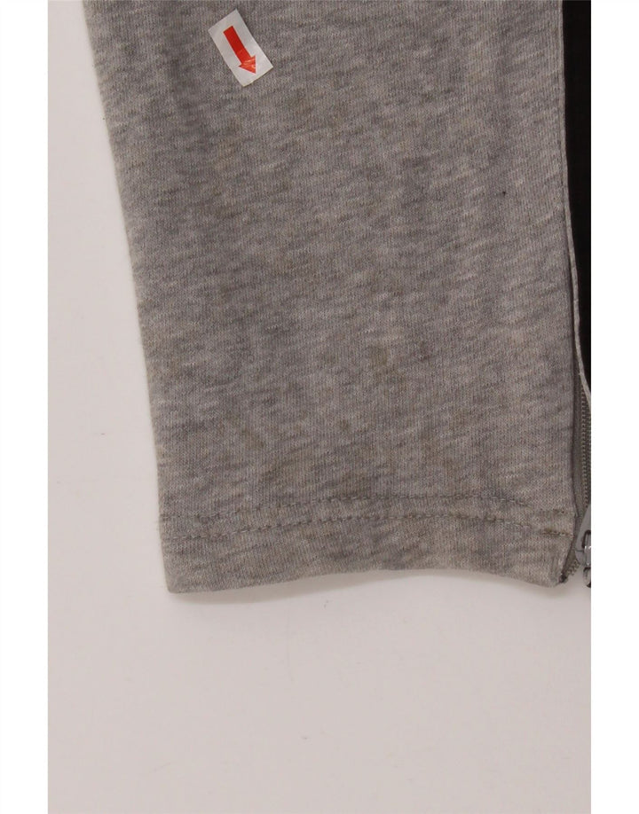 Pantaloni de trening Adidas pentru bărbați, bumbac gri mediu