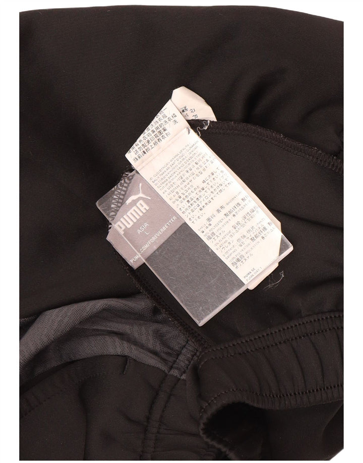 Pantaloni de trening Puma pentru bărbați, mari, negru, poliester geometric