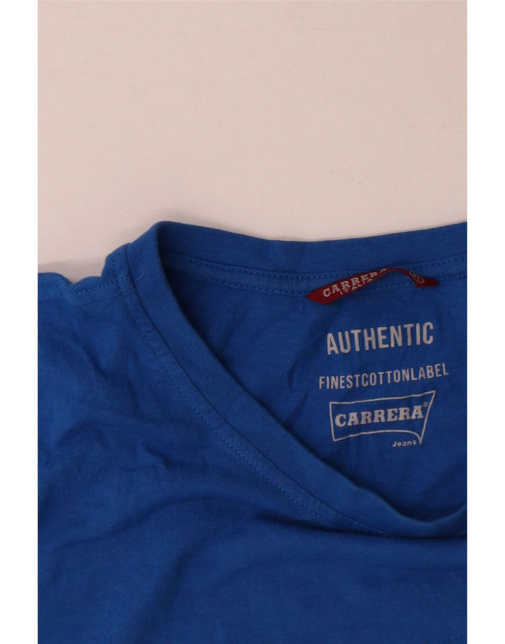 Tricou grafic pentru bărbați Carrera Top XL Bumbac albastru