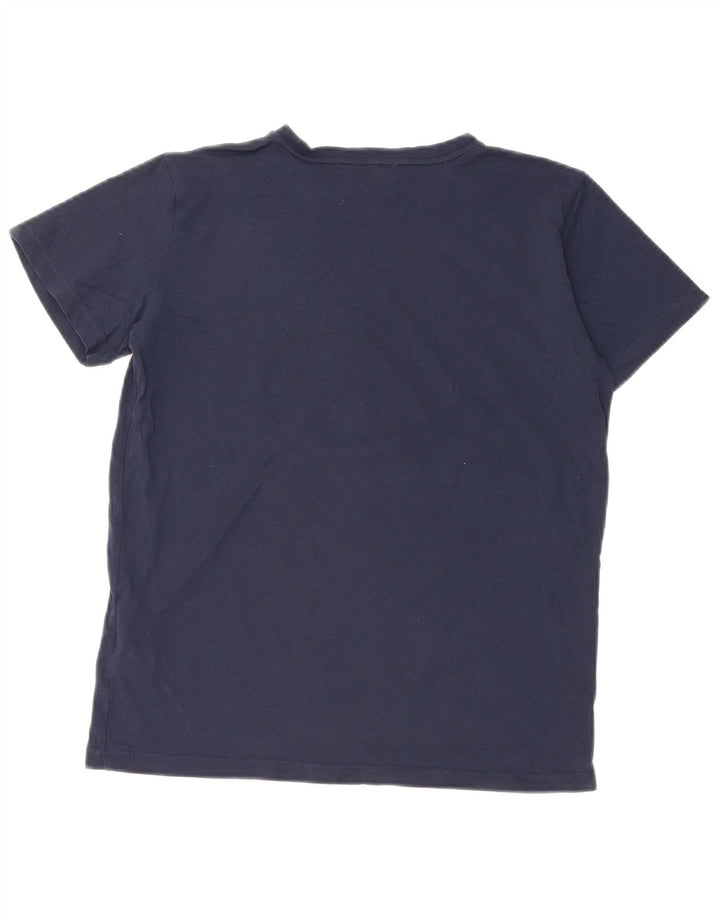 EMPORIO ARMANI Tricou cu grafic pentru baieti Top 13-14 ani Bumbac bleumarin